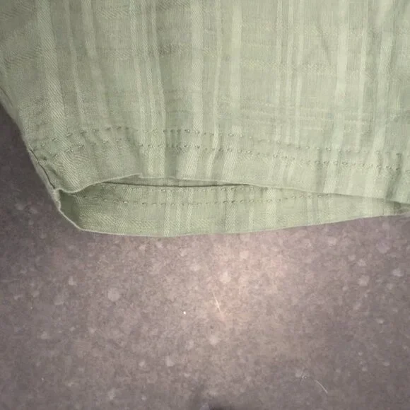 Tommy Bahama 100% Linen Green Short Sleeve Shirt – Size XL - Picture 12 of 13